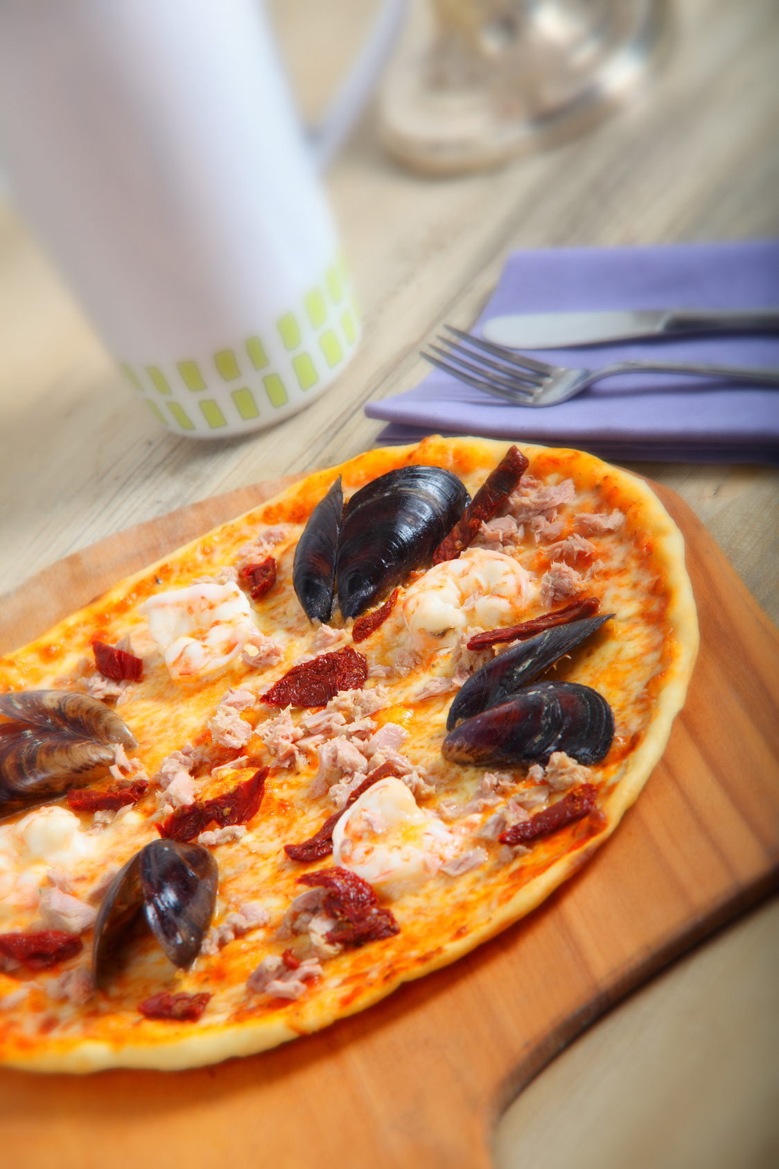 seafood pizza